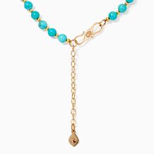GemHues Gemstone Linear Pendant Necklace