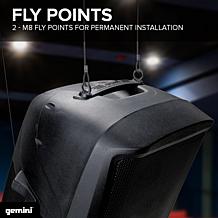 Gemini 15 Inch Multi-LED Bluetooth Speaker with Stand