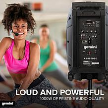 Gemini AS-10TOGO 10" Woofer Portable Powered Bluetooth Speaker