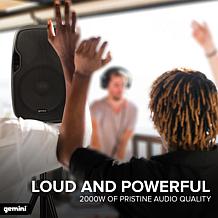 Gemini AS-15TOGO 15 Inch woofer Portable Powered Bluetooth Speaker