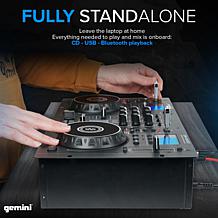 Gemini CDM-4000BT Dual CD USB Media Player with Bluetooth and Mixer