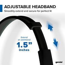 Gemini DJX-200 DJ Headphones - Black