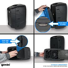 Gemini ES-210MXBLU-ST Portable PA System Pack