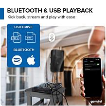 Gemini GEM-12USB Compact 12 Channel Bluetooth Mixer