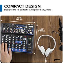 Gemini GEM-12USB Compact 12 Channel Bluetooth Mixer