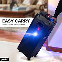 Gemini GPLT-360 360° Portable Bluetooth™ Speaker w/ LED Party Lighting