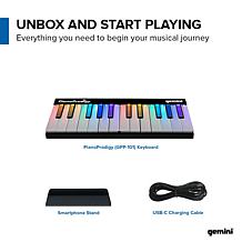 Gemini GPP-101 Expandable 24 Key Wireless MIDI Keyboard