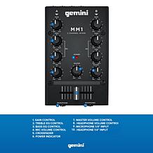 Gemini MM1 2 Channel Pocket Sized DJ Mixer