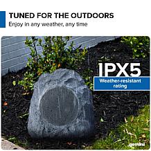 Gemini Sound GHRK-400-PR Rechargeable Bluetooth Rock Speakers IPX5
