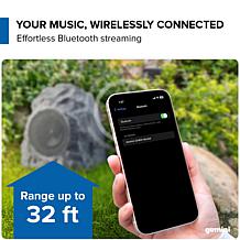 Gemini Sound GHRK-400-PR Rechargeable Bluetooth Rock Speakers IPX5