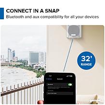 Gemini Sound GHSI-W400BT 4" Outdoor Bluetooth Speakers Pair IP44