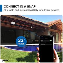 Gemini Sound GHSI-W525BT 5.25" Outdoor Bluetooth Speakers Pair IP44