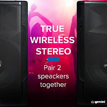 Gemini Sound GSP-5500 Elite 15" Active DJ PA Speaker with Bluetooth