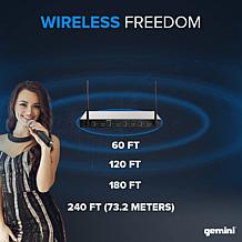 Gemini UHF-04M UHF Quad Wireless Handheld Microphones System