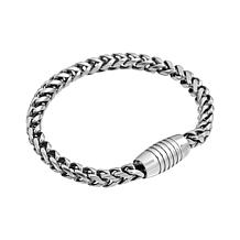 Geoffrey Beene Men's Stainless Steel Franco Chain Bracelet