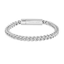 Geoffrey Beene Men's Stainless Steel Franco Chain Bracelet
