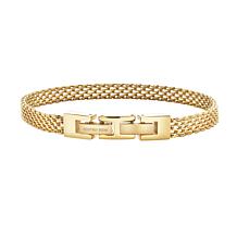 Geoffrey Beene Men's Stainless Steel Italian Mesh Link Bracelet