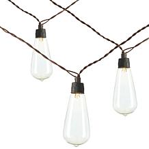Gerson Company 18.6"L Solar Patio Light Strings 2-pack