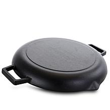 Gibson General Store Addlestone 12" Preseasoned Cast Iron Grill Pan