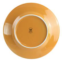 Gibson Home Cairo Sunset 12-Piece Ceramic Dinnerware Set in Orange