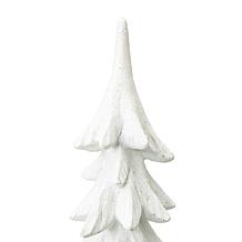 Glitzhome 14.75" Resin Christmas Table Tree Decor