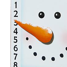 Glitzhome 15" Lighted Wooden Christmas Snowman Countdown