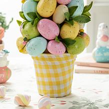 Glitzhome 16in H Easter Egg Table Tree Decor