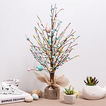 Glitzhome 18" Easter Eggs Table Tree