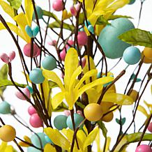 Glitzhome 18in H Easter Egg Table Tree Décor