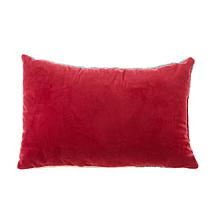 Glitzhome 18in. L Hooked Christmas Dog Pillow