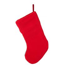 Glitzhome 20in. H Cat Hooked Stocking