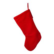 Glitzhome 21" Cardinal Hooked Stocking