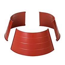 Glitzhome 22in. D Christmas Painted Metal Tree Collar