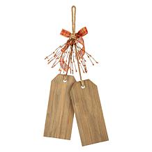 Glitzhome 24in. H Thanksgiving Wooden Give Thanks Door Hanger