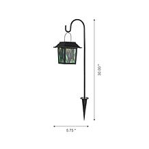 Glitzhome 30" Solar Powered LED Pathway Light Garden Stake