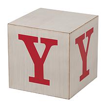 Glitzhome 32"H Wooden Block Wording JOY Porch Sign