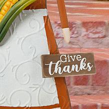 Glitzhome 36in. H Metal Thanksgiving Pilgrim Girl Yard or Hang Decor