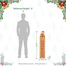 Glitzhome 42" Wood Gingerbread Man Porch Decor
