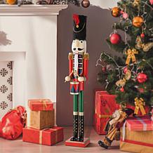 Glitzhome 42" Wooden Christmas Soldier Nutcracker