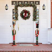 Glitzhome 42" Wooden Christmas Soldier Nutcracker