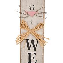 Glitzhome 42" Wooden Easter Welcome Porch Sign with Bunny Ears
