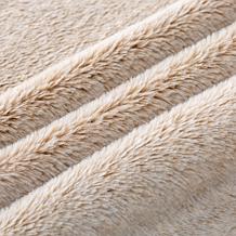 Glitzhome 48in. D Faux Rabbit Fur Christmas Tree Skirt