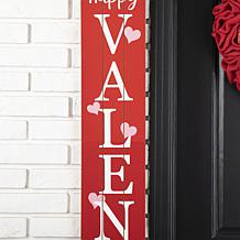 Glitzhome 60in H Happy Valentine's Day Porch Sign