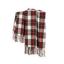 Glitzhome 60in L Acrylic Plaid Woven Throw