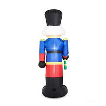 Glitzhome 8' Lighted Inflatable Soldier Décor
