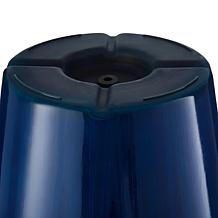 Glitzhome Set of 2 Gradient Cobalt Blue Faux Ceramic Plastic Planters