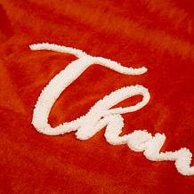 Glitzhome Velvet Pillow Cover With Thankful Word