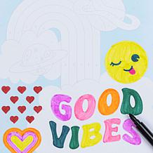 Good Vibes Color By Number Marker Pad