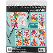 Good Vibes Color By Number Marker Pad