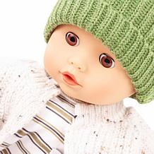 Gotz Muffin Baby - Urban Stripes 13" Doll, Cardigan & Beanie